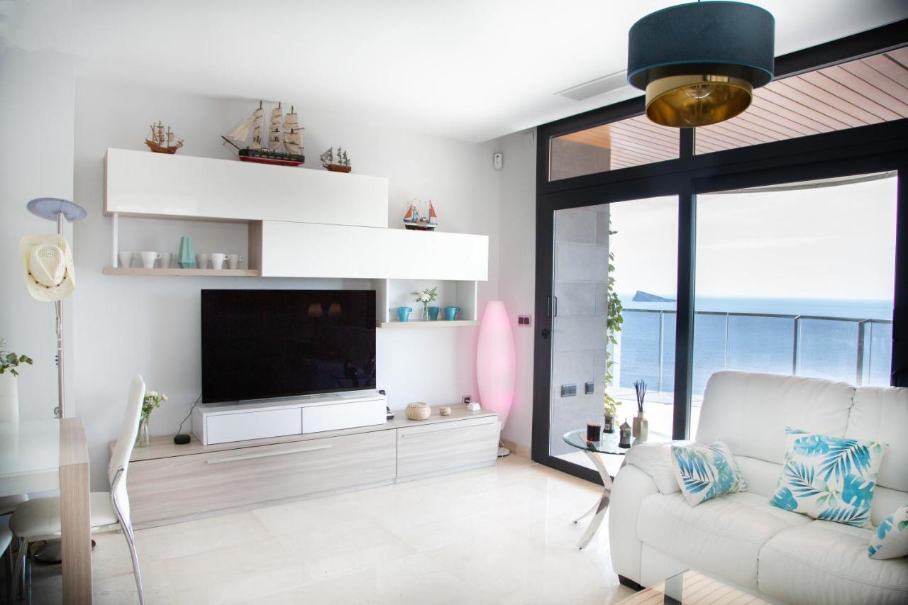 Sunset Waves Benidorm Julieta Vistas Al Mar Premium 200 Mt2 Con Jacuzzi En Terraza Leilighet Eksteriør bilde
