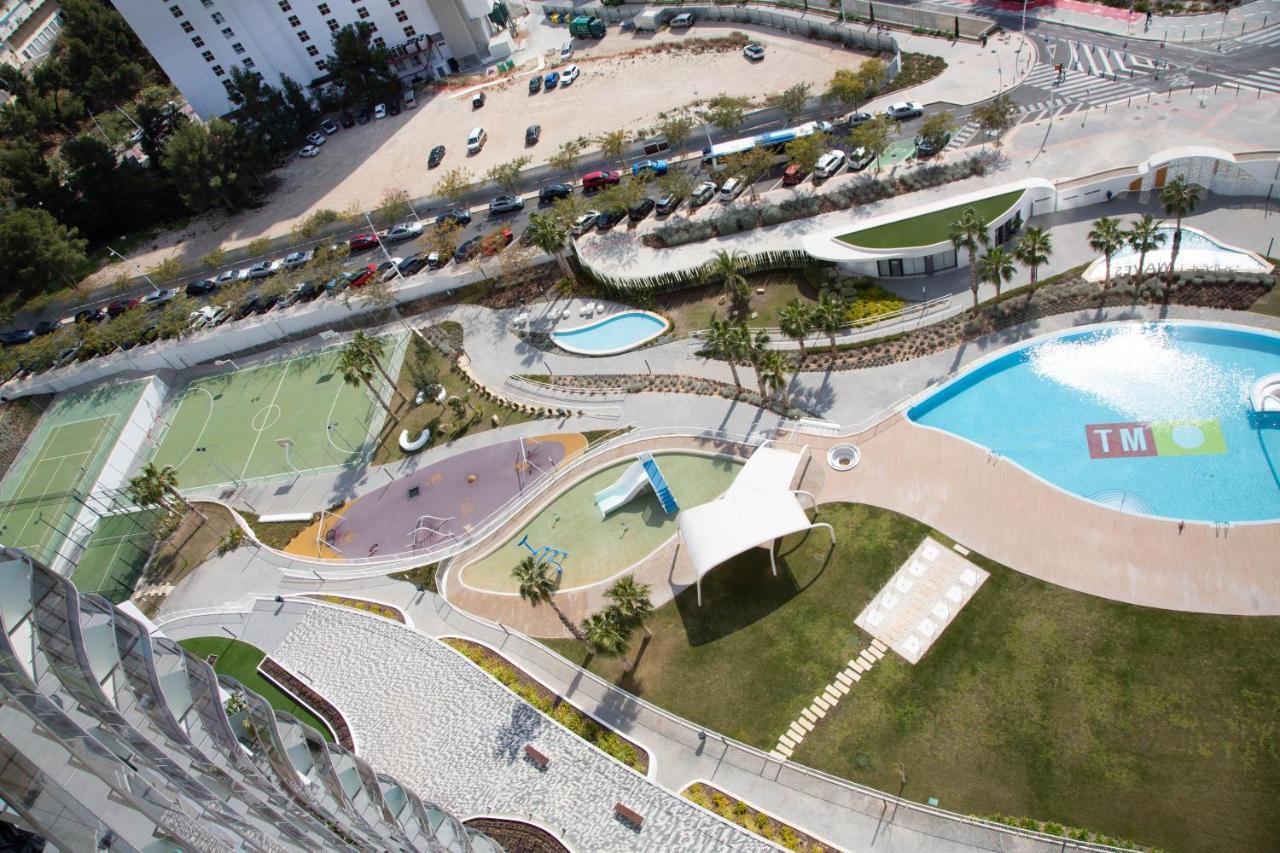 Sunset Waves Benidorm Julieta Vistas Al Mar Premium 200 Mt2 Con Jacuzzi En Terraza Leilighet Eksteriør bilde